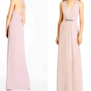 Jenny Packham Bridesmaid Dress JP1002, Blush, Size 18